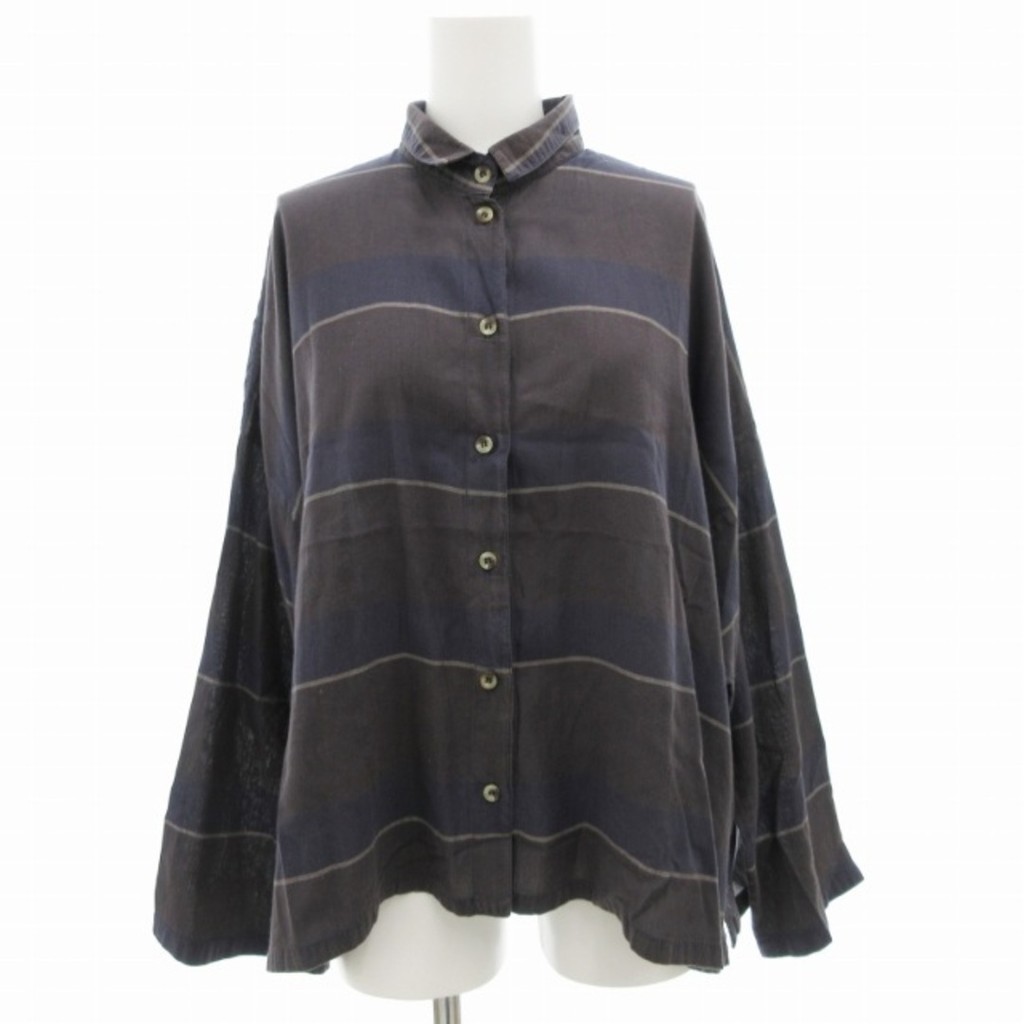 Yakko Maricard YACCOMARICARD wide shirt blouse long sleeve Direct from Japan Secondhand