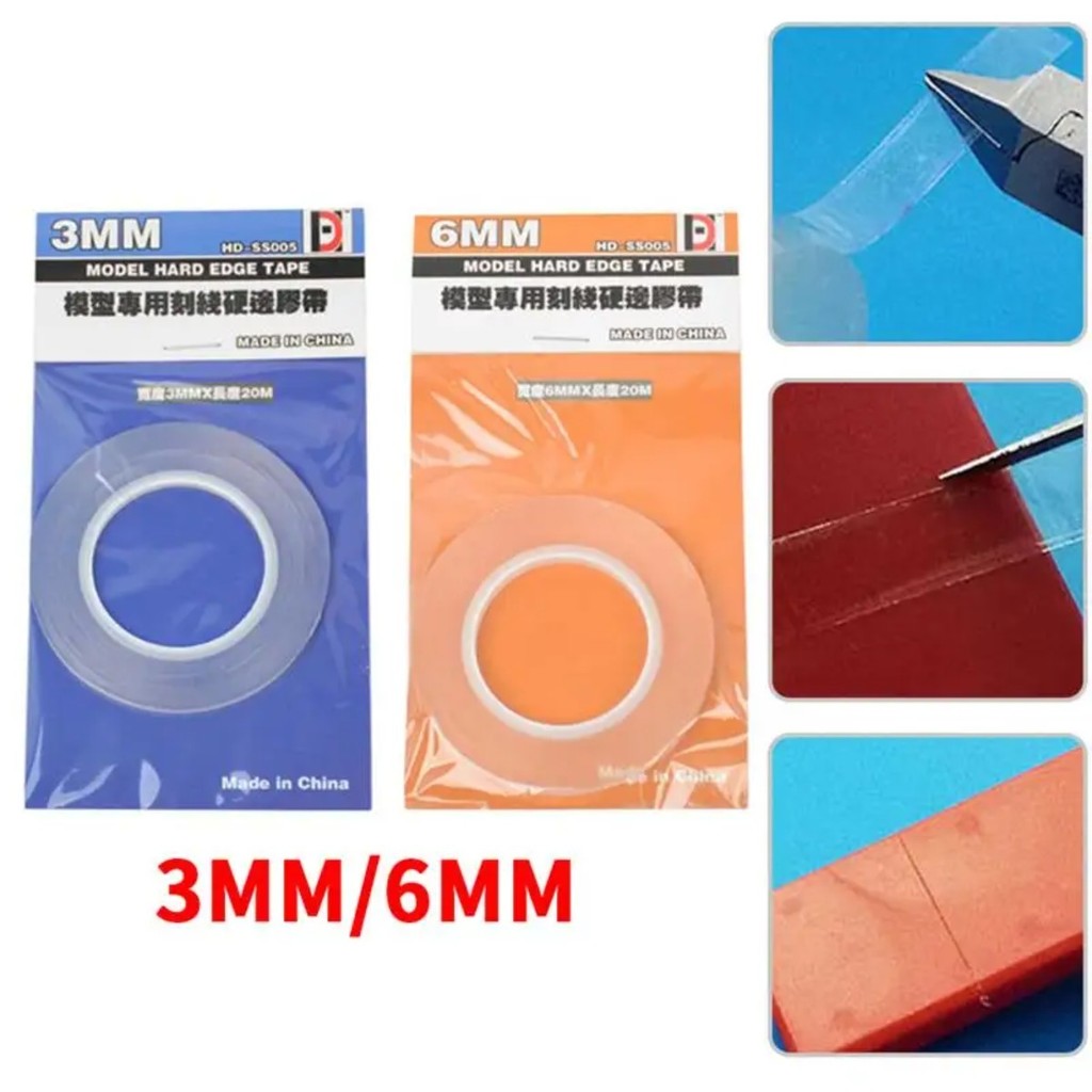 รุ่น Hard Edge Scribing 3 มม./6 มม. Push Line Scibe 20 ม. เครื่องมือหัตถกรรมประกอบ