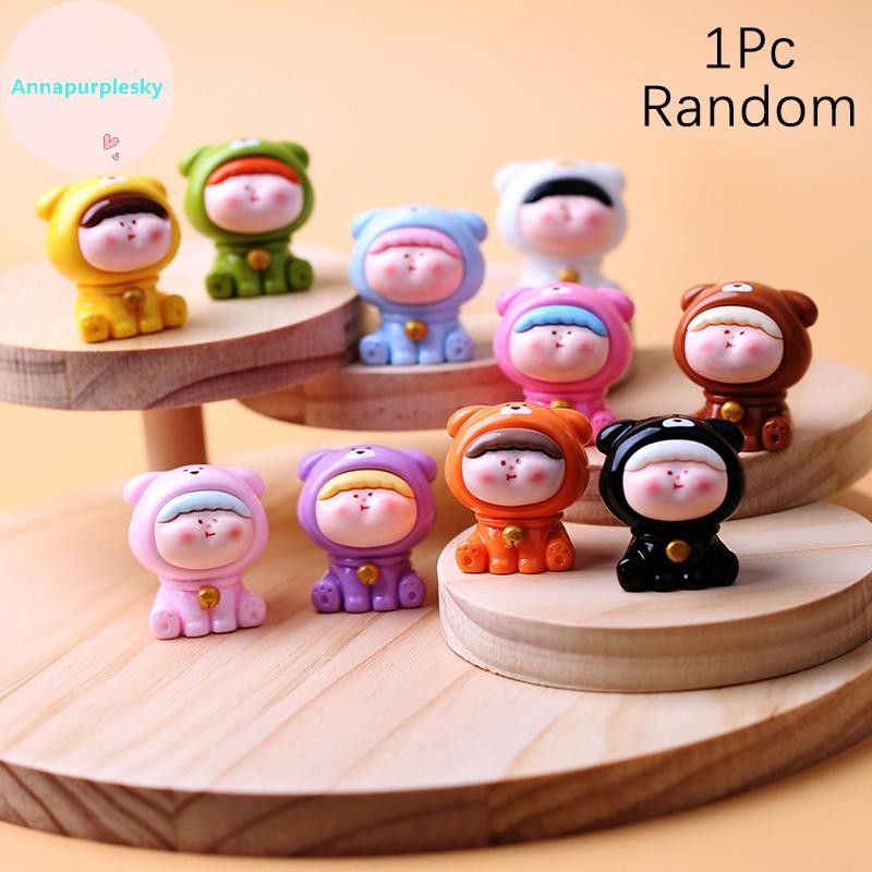 Annapursky การ์ตูน Kawaii ของเล่นตกแต่งอะนิเมะรูปน่ารักคอลเลกชันของเล่น Miniature Figurines DIY อุปกรณ์ตกแต่งบ้านของขวัญ TH