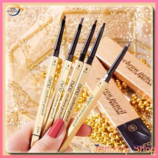 YTL ดินสอเขียนคิ้วกันน้ำ 2 in 1 หัวเรียวเล็ก มีแปรงปัดคิ้วใน…