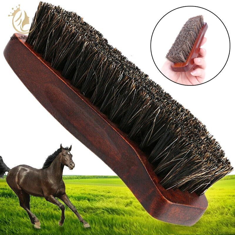 [GOY] แปรงรองเท้าขนม้าธรรมชาติ Care Clean Shine Polish Brush TH