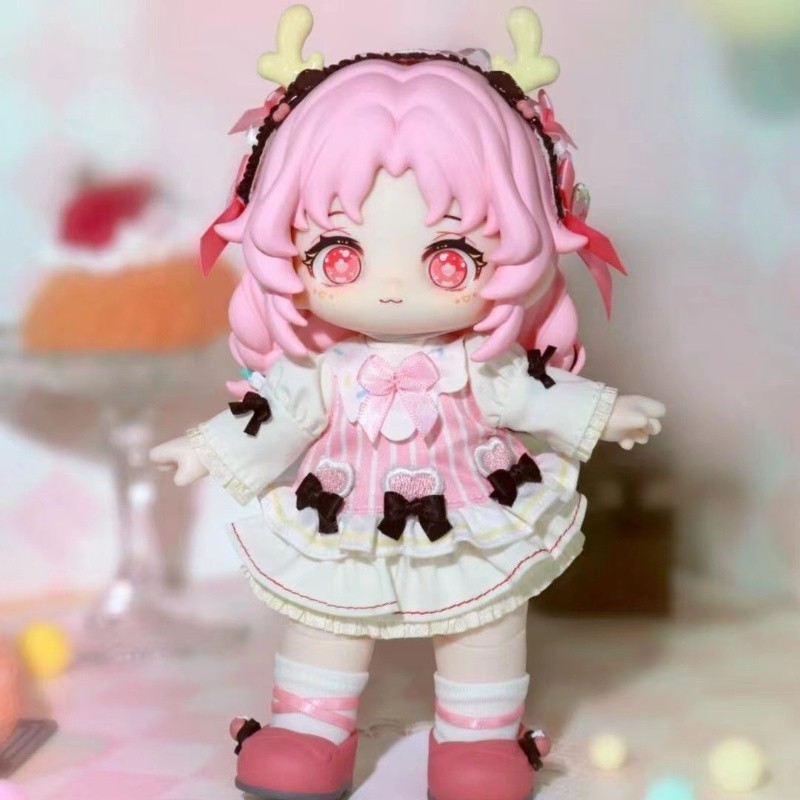ของแท้ Hani Hani Sweet Afternoon Tea Series 8จุดพิเศษ BJD Blind Box ตุ๊กตาตัวที่สอง20ซม.