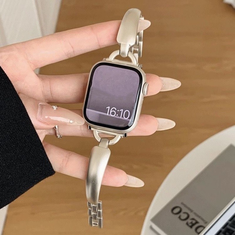 สายโลหะสแตนเลสแฟชั่น สําหรับ Apple Watch