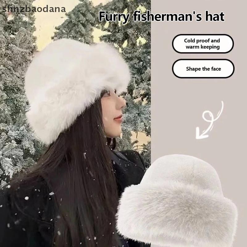[ซซ่า] ฤดูใบไม้ร่วงและฤดูหนาวผู้หญิงแฟชั่นหมวกขนสัตว์หมวกขนสัตว์หมวกขนสัตว์หมวกมองโกเลีย ไม่มีปีก ตุ๊กตาปุยเล่นสกีขี่หมวกอบอุ่น เอฟเอสเอสจี