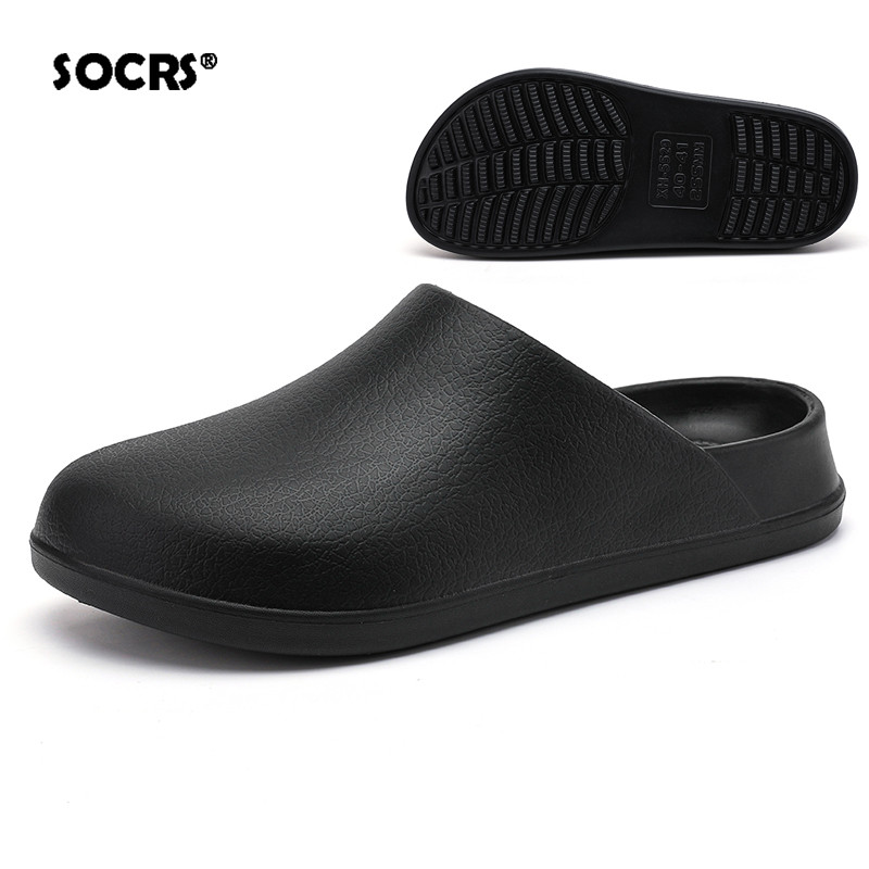 SOCRS【จัดส่งในกรุงเทพฯ】2026 ผู้ชายรองเท้าแตะสวมใส่ลื่นรองเท้าแตะชายหาดแนวโน้มรองเท้าแตะลําลองระบายอากาศหนาด้านล่างขนาดใหญ่46 47