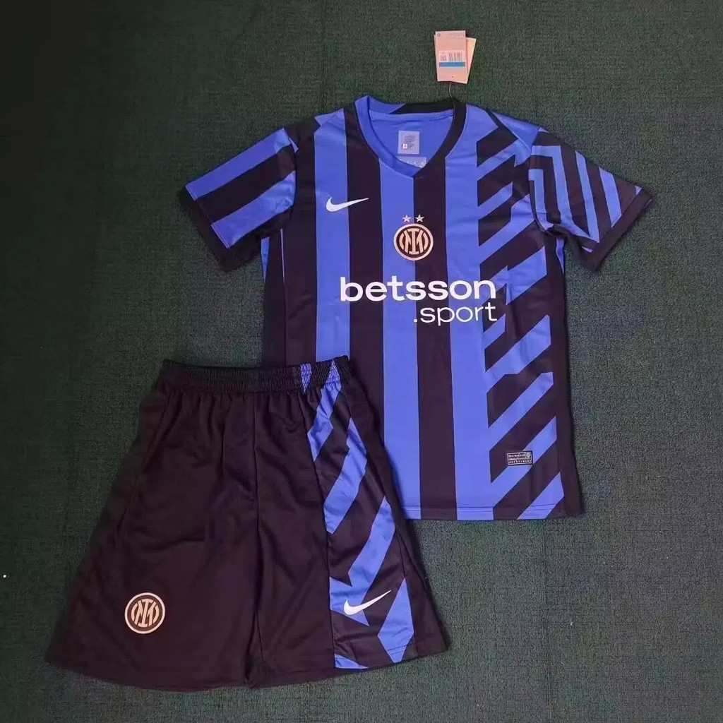 24-25 Inter Milan Home Away Jersey เสื้อฟุตบอลชุดกางเกงขาสั้น