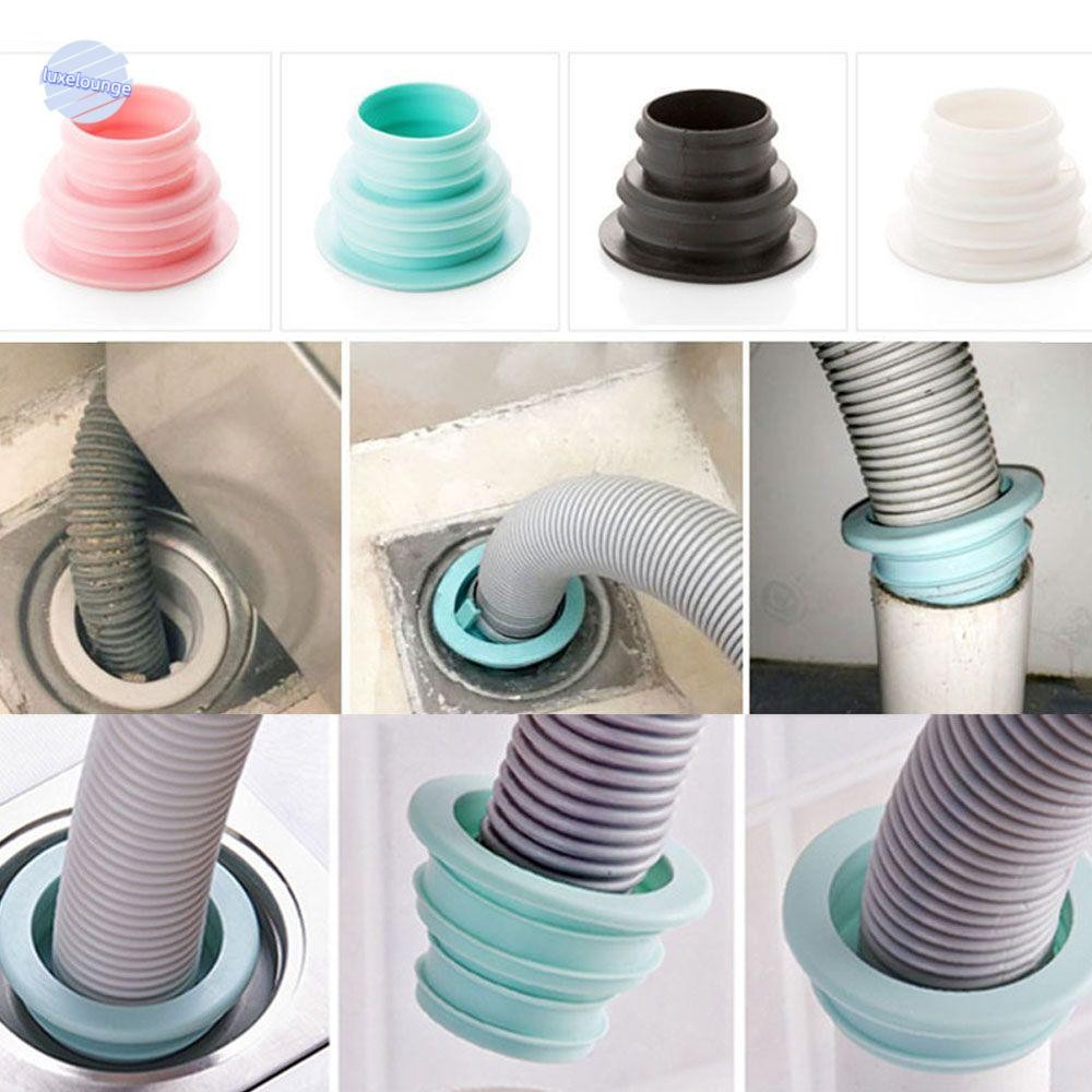 LUXELUNGE 1PC เครื่องซักผ้าควบคุมปลั๊กซีลท่อระบายน้ําแหวนท