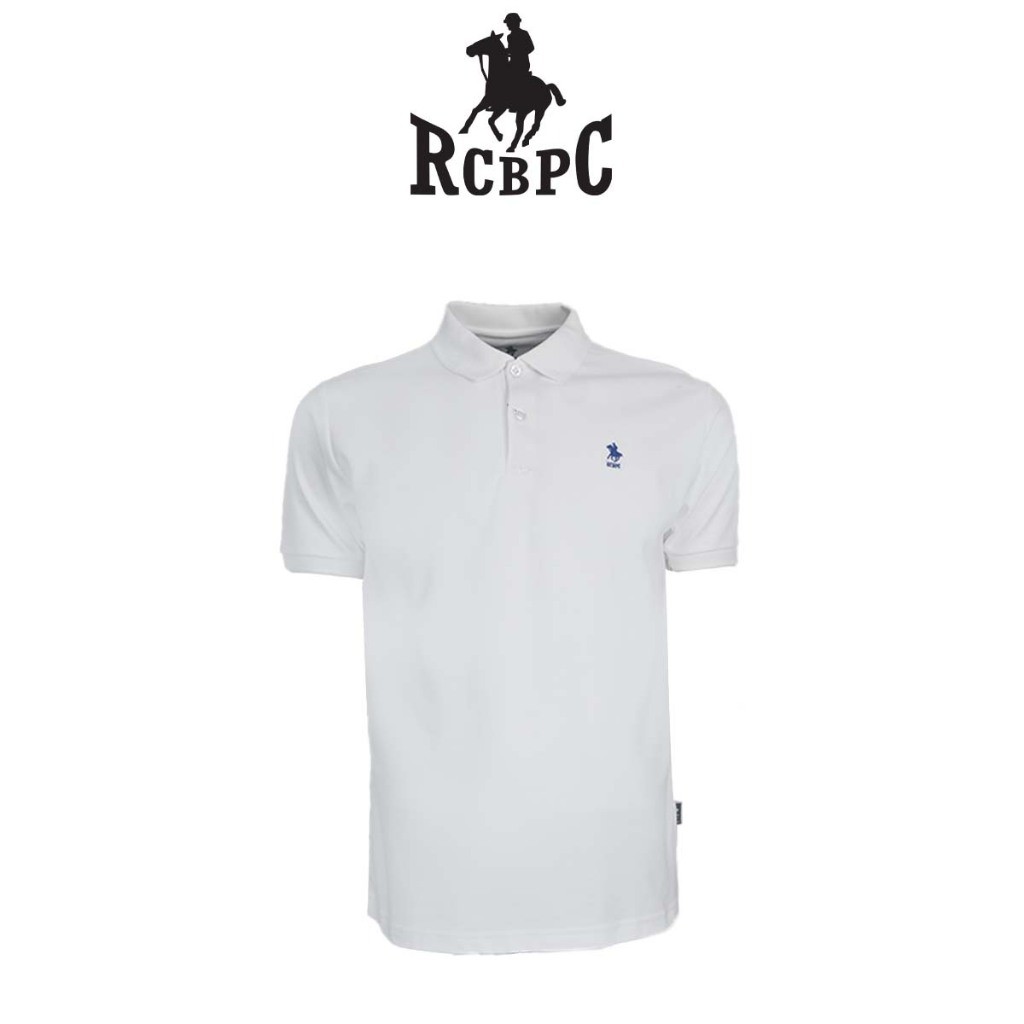 RCBPC Baju Polo Lelaki แฟชั่น PLTS50277 - สีขาว