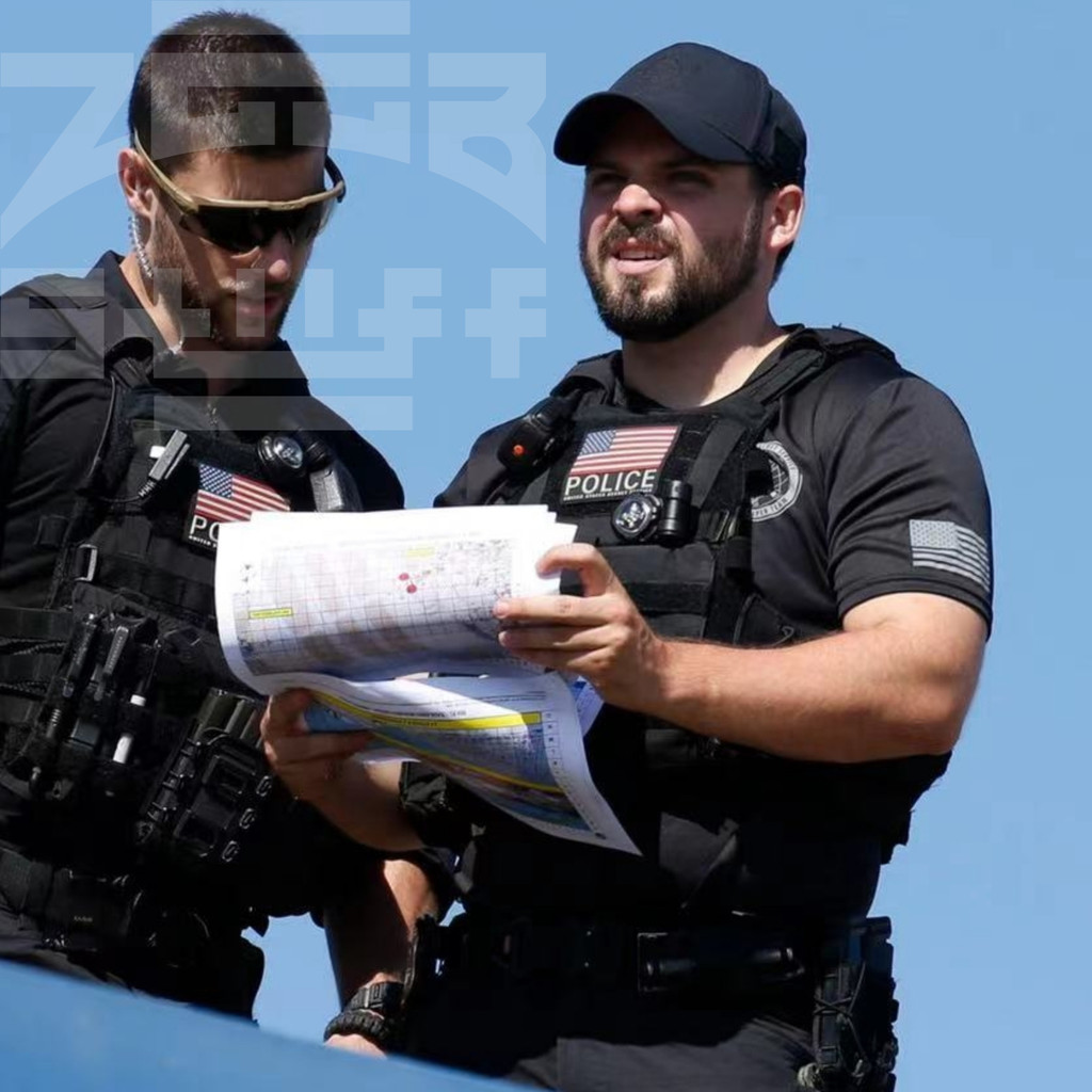 [ZGGB] USSSCAT Secret Service CS Counter-Sniper Team Physical Training Sniper Tactics 100% Cotton Me