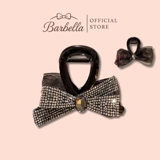 Barbella กิ๊บโบว์เพชรทรงหรู กลิตเตอร์ประกายเงางาม รุ่น Giselle (BB034)