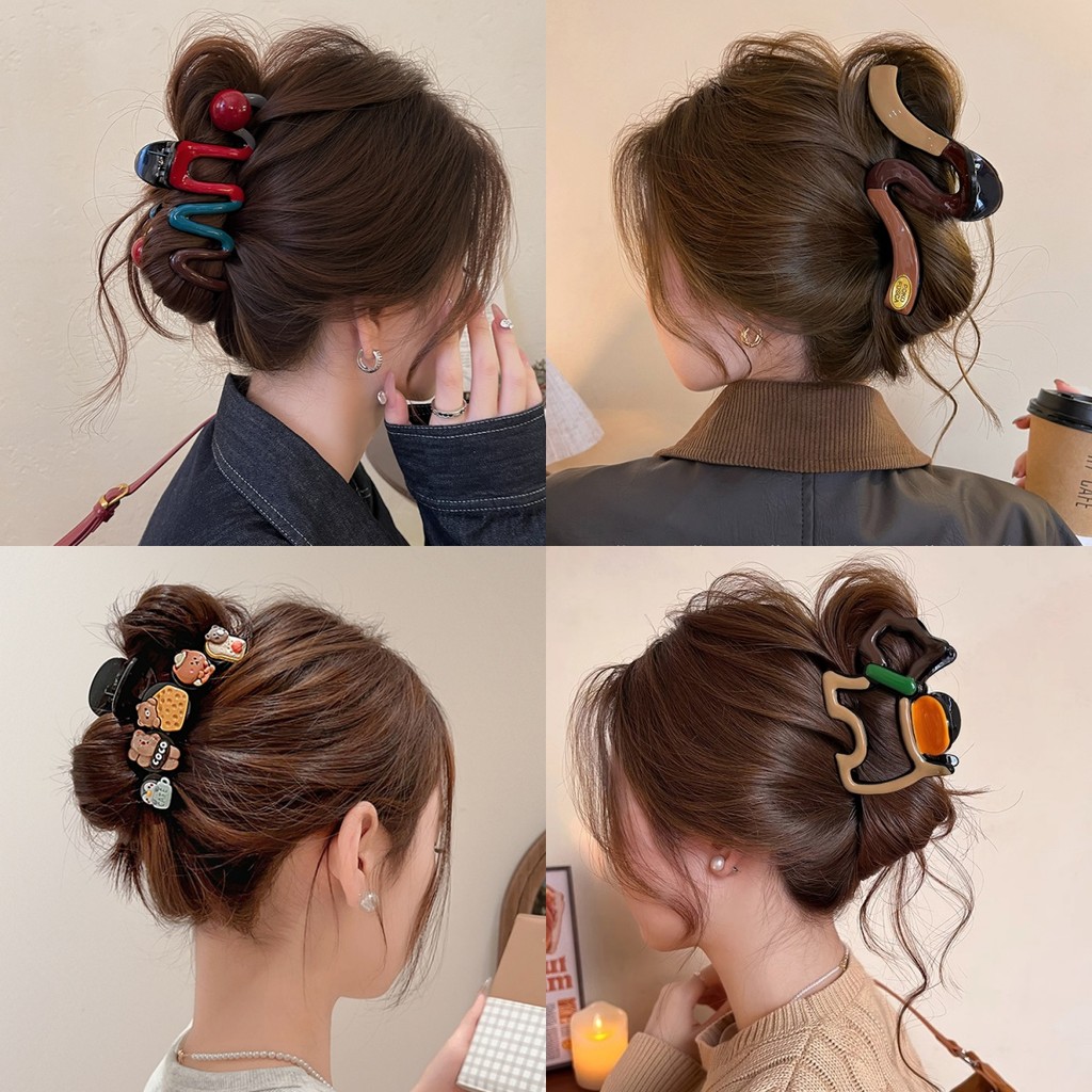 🌜Soroh🌛กิ๊บหนีบผม ลายแฟชั่น คุณภาพสูง⭐เสริมผม สไตล์เกาหลี แฟชั่น ใส่สบาย สวยงาม น่ารัก🌟#VO-35/VO-36/VO-37/VO-38