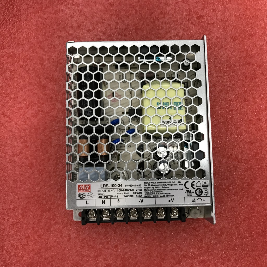 MEAN WELL LRS-100 LRS-100-5 LRS-100-12 LRS-100-15 LRS-100-24 LRS-100-36 LRS-100-48 100W เอาต์พุตเดีย