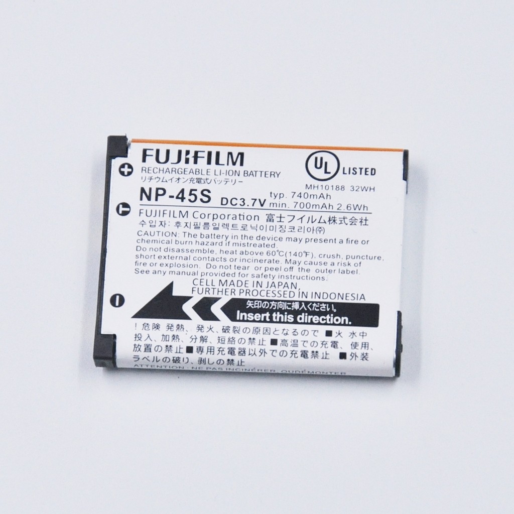 100% ของแท้ FUJIFILM NP-45S NP-45A NP-45 for FinePix J10, J12,T500,XP10...