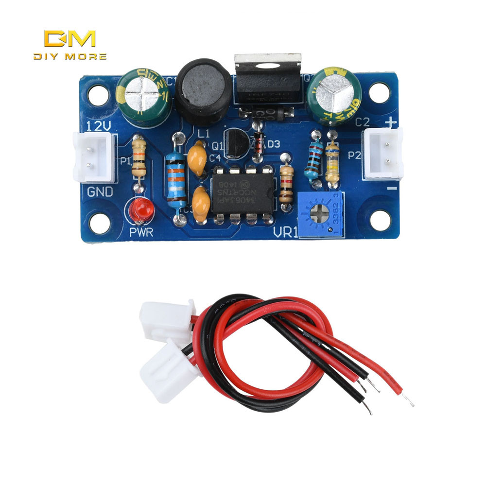 DIYMORE DC-DC 9-12V ถึง 150-280V แรงดันไฟฟ้าเอาต์พุตปรับ Boost โมดูล 6E1 6E2 6E5 Glow Tube Boost โมด