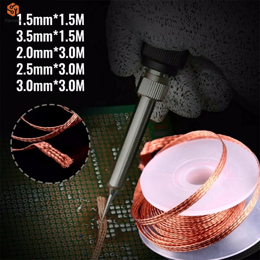 อุปกรณ์เสริมบัดกรีบัดกรี Desoldering 2 5M ที่เชื่อถือได้สําหรับส่วนประกอบ BGA ที่สมบูรณ์แบบ