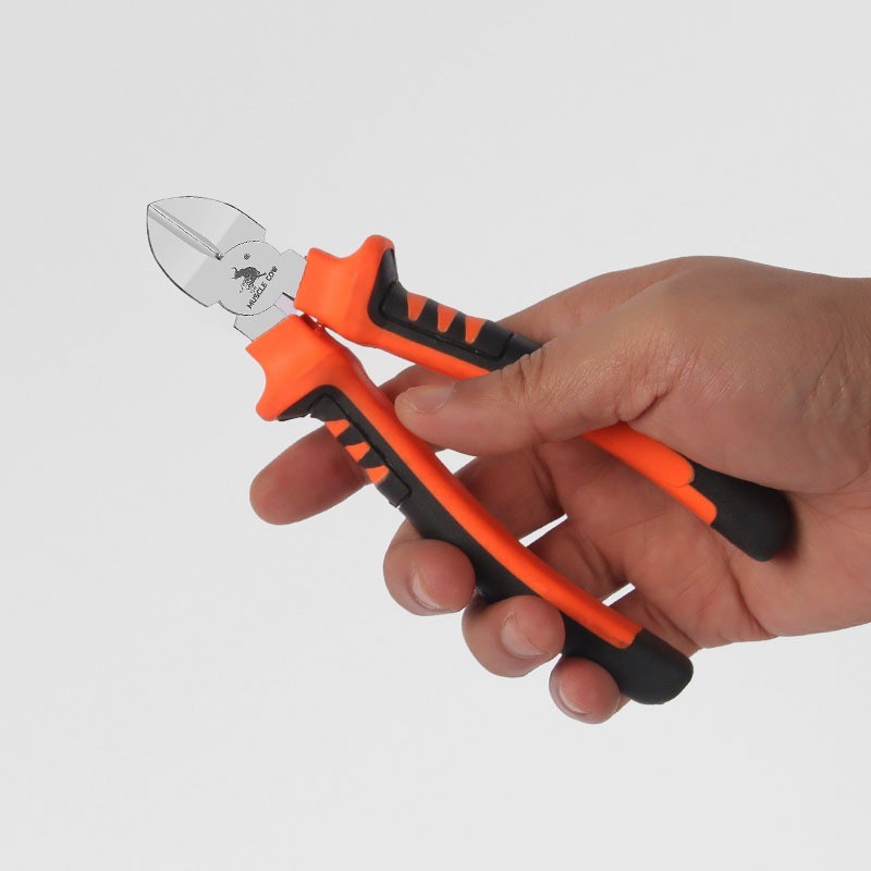 MUSCLE COW Pliers คีมช่าง​ 6 นิ้ว 3 ตัวชุด ปากจิ้งจก ปากแหลม ปากเฉียง ผลิตจากเหล็กกล้าโครเมียมอัลลอยด์ สำหรับงาน จับ ดัด - รูปที่ 7