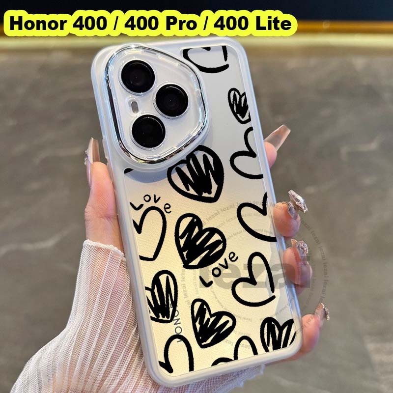เคสHonor 400 Pro 5GเคสHonor 400Pro 400 Pro 400 Lite 5G Case Soft กันกระแทก Clear Luxury Cover