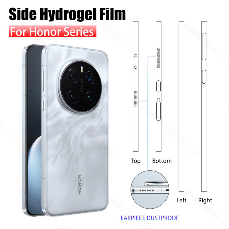 Anti-Scratch โทรศัพท์สติกเกอร์ด้านข้างสําหรับ Honor 100 90 X9b X50 Magic 7 6 V3 V2 V V Vs3 Vs2 Vs พล