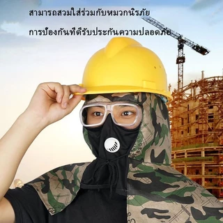 ฝาครอบเสื้อคลุม มัลติฟังก์ชั่น กันฝุ่น พร้อมแว่นตา HD เหมาะสำหรับทั้งชายและหญิง เถ้าป้องกันฝุ่น ระบายอากาศได้
