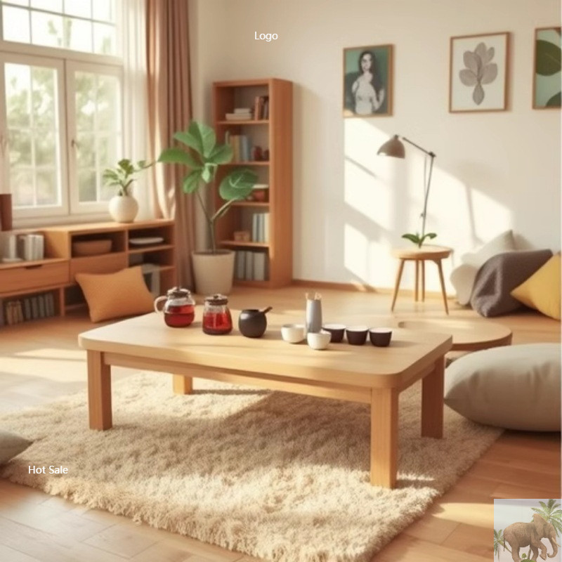 Window Small Table Computer Low Table Kang Table Household Non-Solid Wood Tatami Coffee Table Foldin