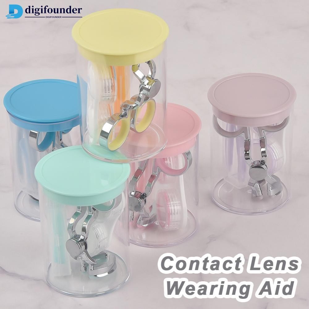 DIGIFOUNDER สวมใส่คอนแทคเลนส์ Removing คอนแทคเลนส์ Assistive Devices Enlarging Eye Clips Storage Too