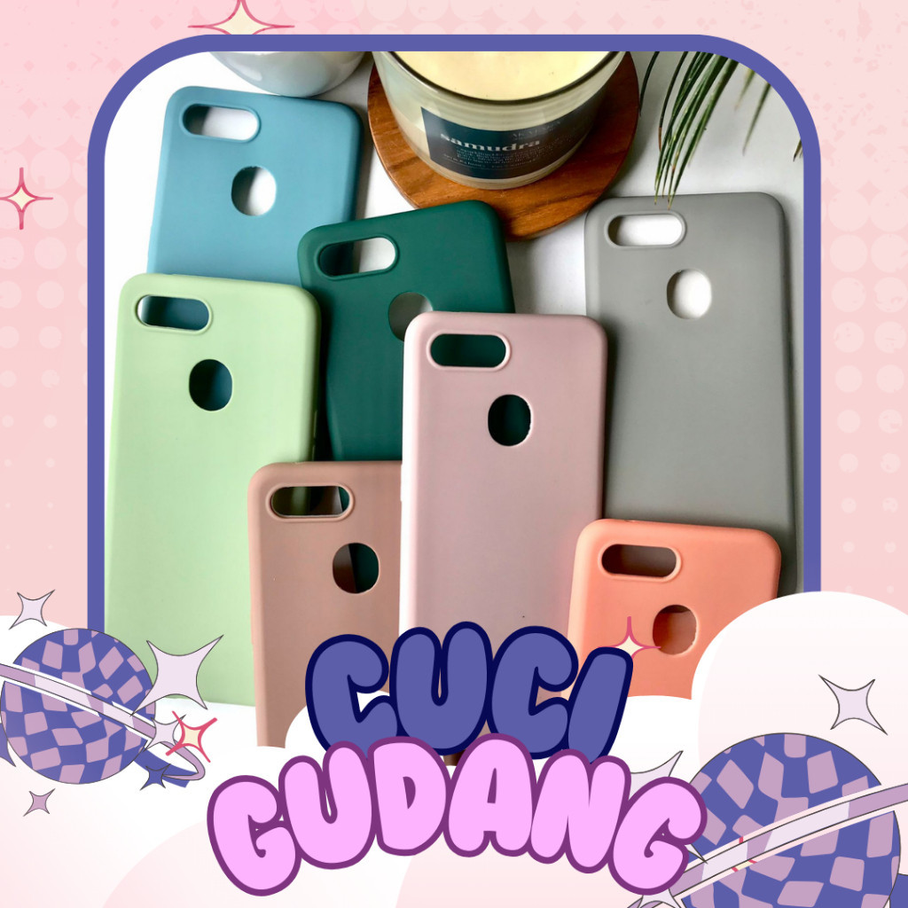 [หุ้นล่าสุด] CANDY Pastel Case Oppo a15 a16 a16k a1k a37 a39 a3s a53 a33 a54 a71 a74