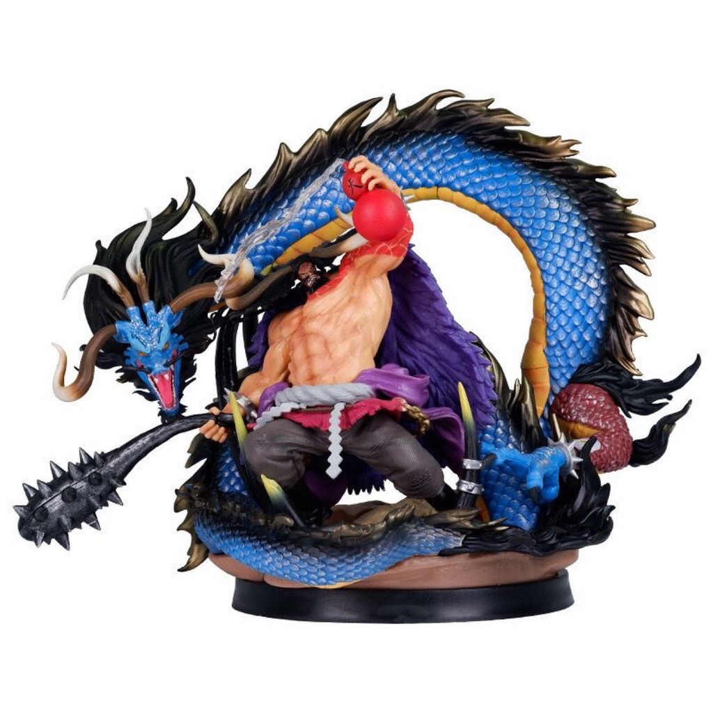 One Piece Dragon Kaido Four Emperors All Beasts Dragon Scene Black Pearl Kaido Boxed Model Figure