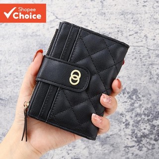 Carteira De Estudante Com Vários Cartões De Bolsa De Moedas Da Moda Coreana Zíper Compacto Feminino