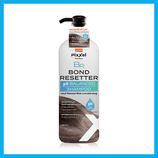 Lolane Pixxle Bond Resetter PH Balanced Shampoo 500ml โลแลน แชมพูปรับค่า pH สำหรับเตรียมผมก่อนการทำเคมี.
