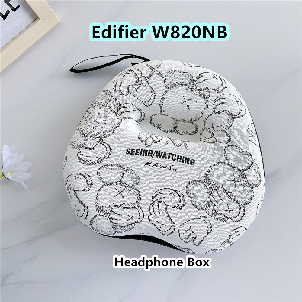 ผลิตภัณฑ์ใหม่สําหรับ Edifier W820NB เคสหูฟังการ์ตูนสไตล์สดชุดหูฟัง Earpads กระเป๋าเก็บ EVA กล่องปลอก