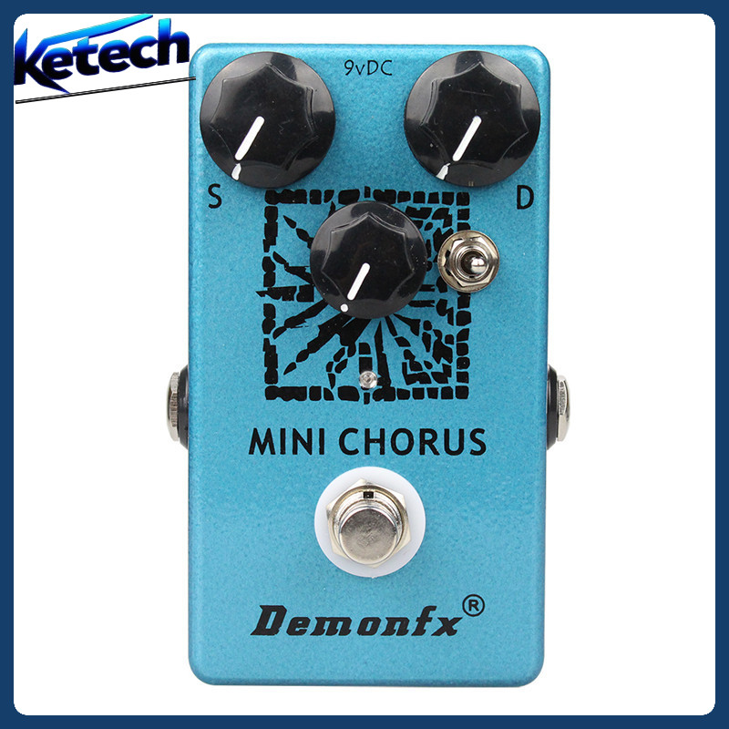 Demonfx MINI CHRUS Guitar Pedal Premium Chorus Effect พร้อม True Bypass สําหรับเสียงระดับมืออาชีพ​​