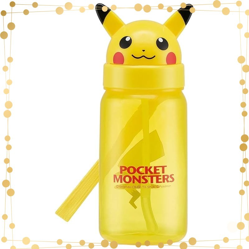 Skater Pikachu 350ml Die-cut Straw Water Bottle PBS3STD-A
Skater One-push Straw Bottle Water Bottle 