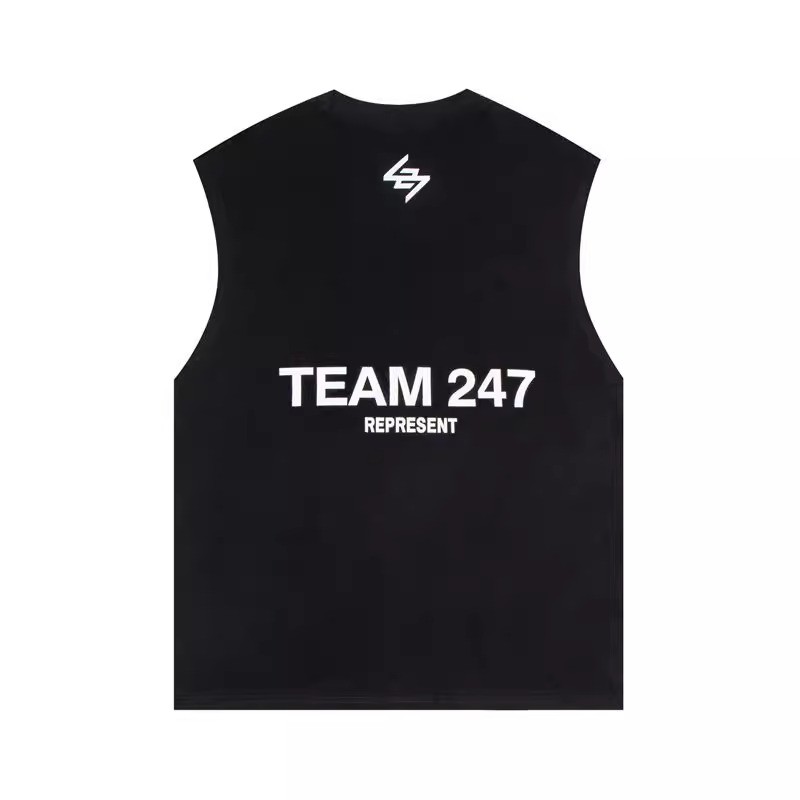 247 เสื้อกั๊กแขนกุดสำหรับกีฬา ผลิตจากดิจิตอลพิมพ์ผ้าฝ้าย100% คุณภาพสูง