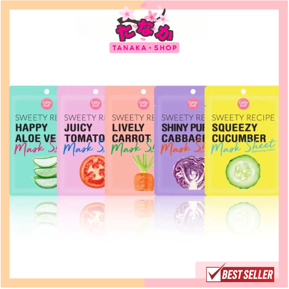 🔥แท้/ดีลสุดคุ้ม/ไลฟ์ทุกวัน🔥(1ซอง) Cathy Doll Sweety Recipe Mask 25g (M)