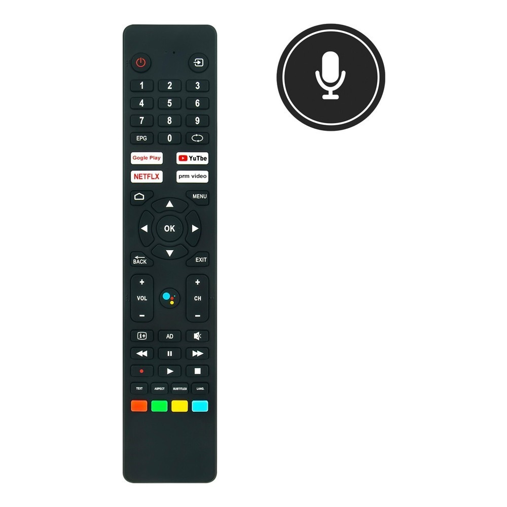 ใหม่ BT-VoiceRC-20-1 เสียงเปลี่ยนรีโมทคอนโทรลสําหรับ Sharp Smart TV