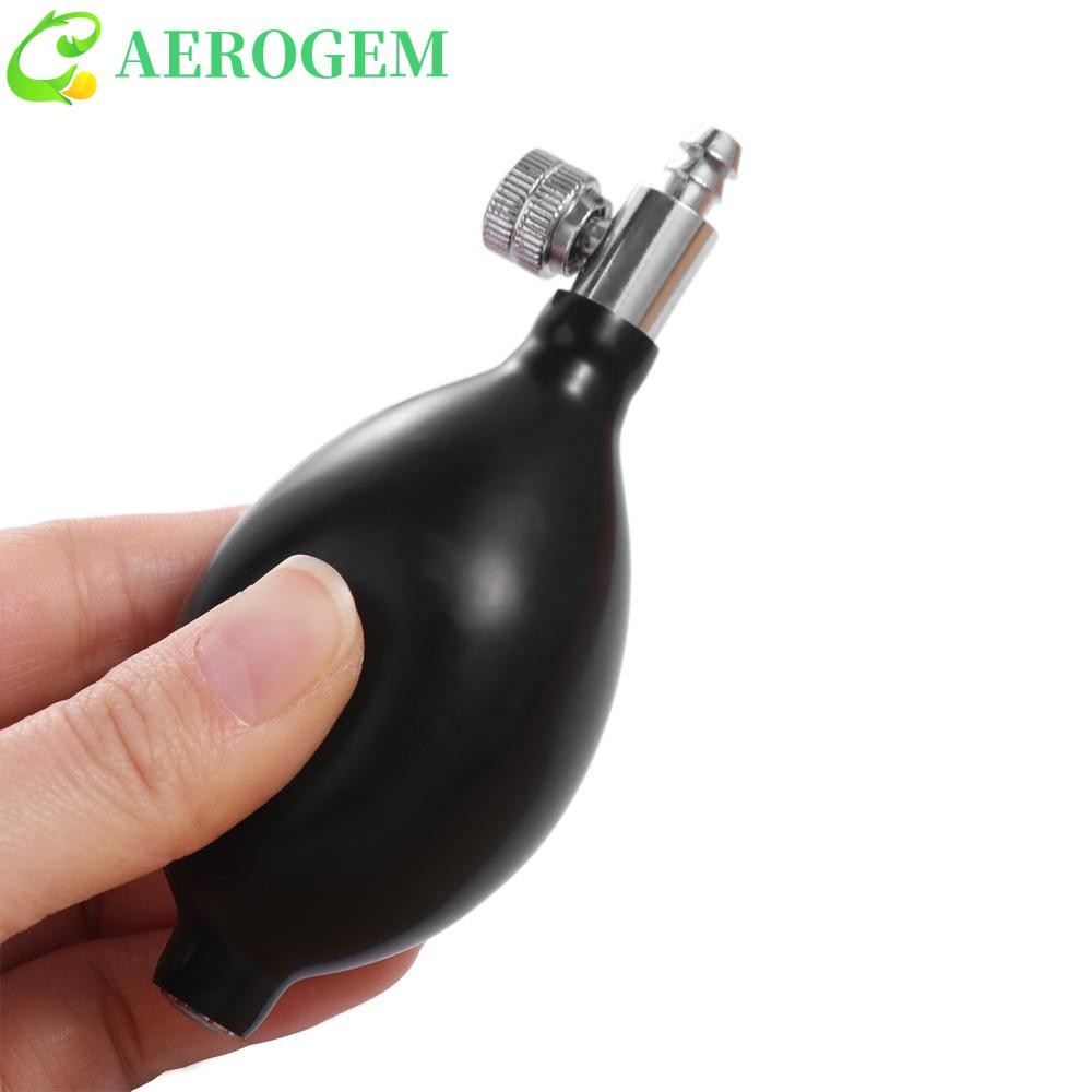 AEROGEM หลอดไฟยางสําหรับ Sphygmomanometer Manual Air หมอนหลอดไฟเงินเฟ้อวาล์วปากมดลูกรถแทรกเตอร์อุปกรณ์เสริมเครื่องวัดความดันโลหิตพร้อมวาล์วปล่อยอากาศ
