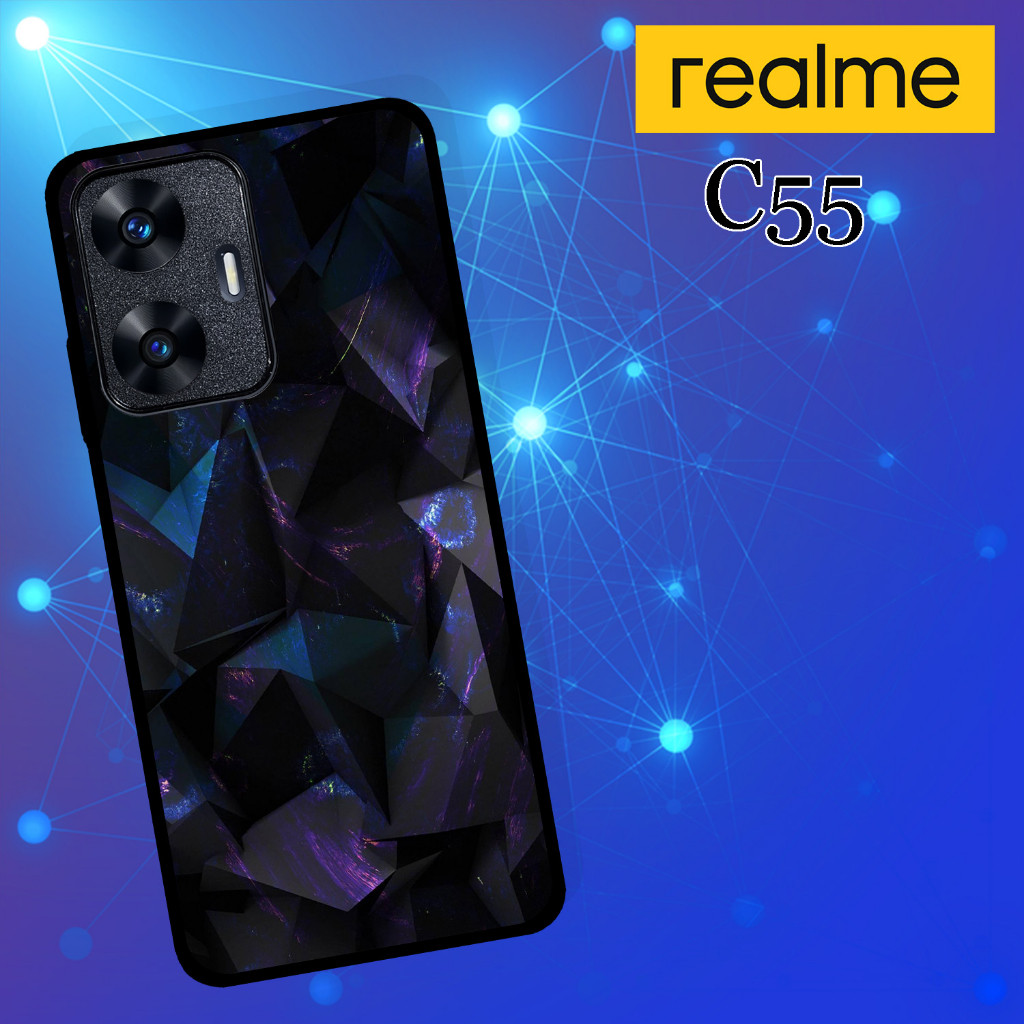 [FR01] REALME C55 ABSTRACT Glossy SOFTCASE