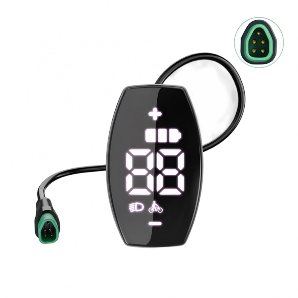[NEW]Ebike Display 1.5-inch HD LED Screen Adjustable Wheel Size Multiple PAS Levels[SWHOME-TH]