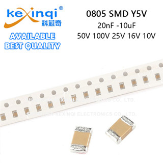 (10 ชิ้น) 0805 SMD 50V 100V 25V 16V 10V Y5V Capacitor 20nF 2…