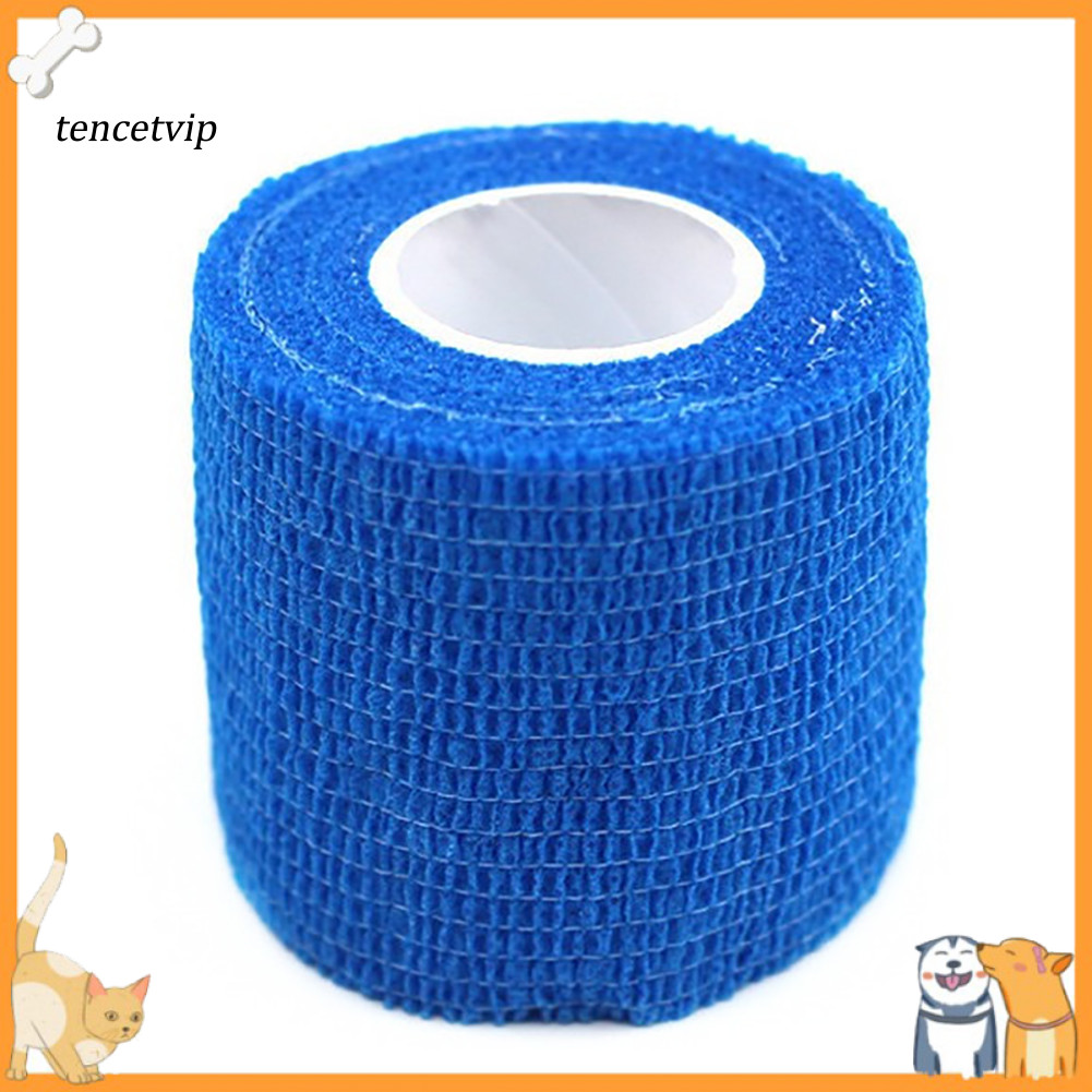 Vip Cohesive Self ยึดผ้าพันแผลยืดหยุ่น Breathable Wrap Tape สําหรับสัตว์เลี้ยงสุนัขแมว