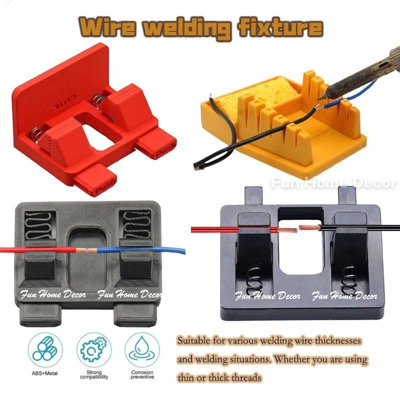Solder Wire Holder Wire Welding Fixture Non-Slip Solder Station Clamp Plier Jig สําหรับ Electronics 