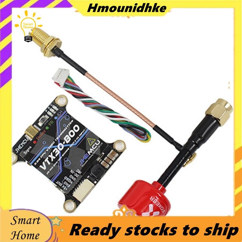 VTX30-800 5.8G VTX 40CH เครื่องส่งสัญญาณวิดีโอ FPV พร้อม Lollipop 3 เสาอากาศสําหรับ RC FPV ยาวตั้งแต