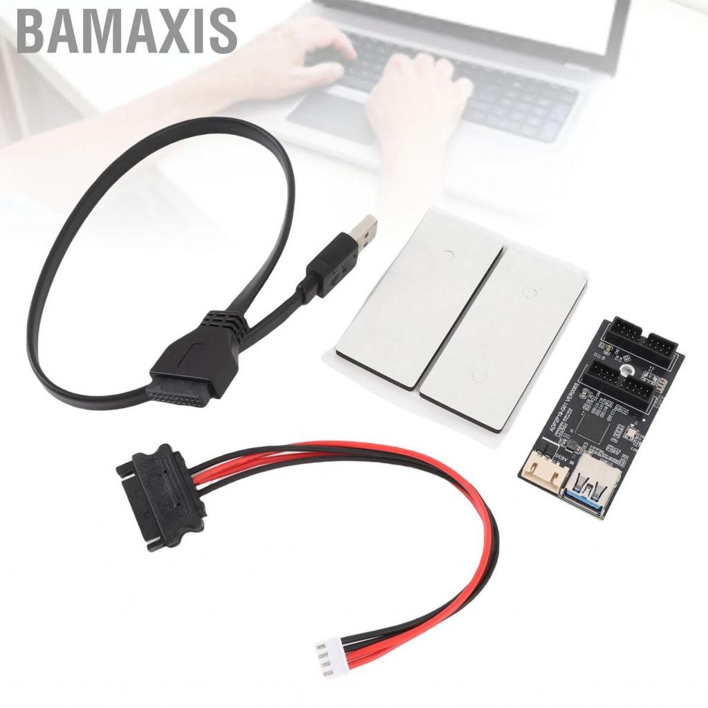 Bamaxis Yunseity USB3.2 Gen1 Expansion Card Dual 19pin ส่วนหัวส่วนหัวของตัวแยกส่วนหัวแยกสำหรับอุปกรณ
