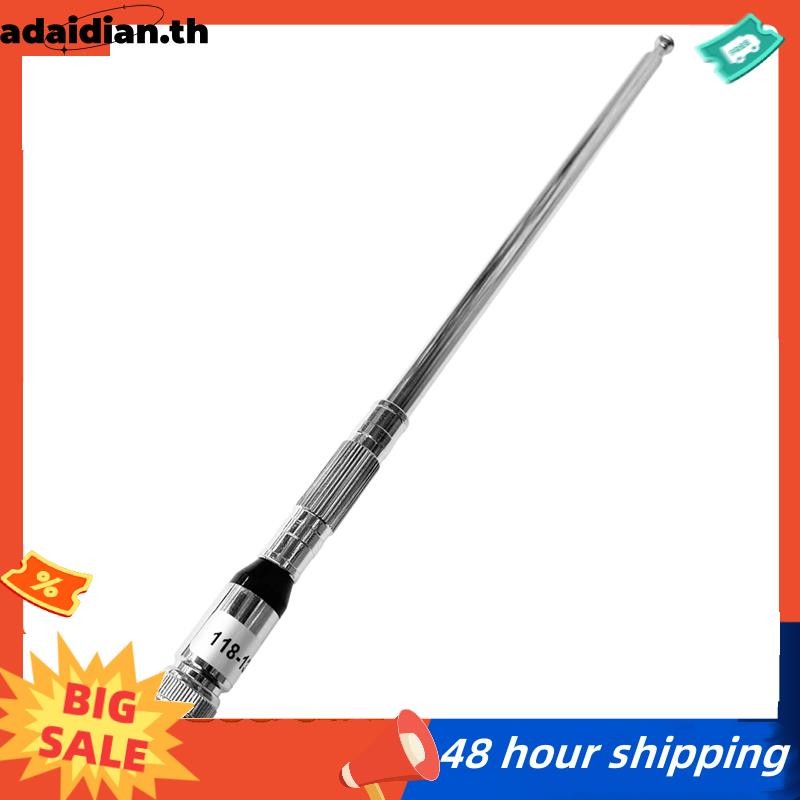 118-136MHZ BNC Telescopic Antenna กําไรสูง Airband เสาอากาศสําหรับ TH-28A TH-48A TH-78A ความถี่การบิ