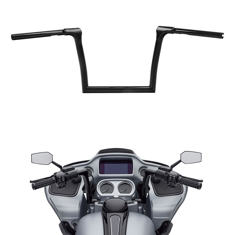 G10 "14" Rise Bar 1.25 "Ape Hanger Bar Handlebar สําหรับ Harley Road Glide 2015-2023