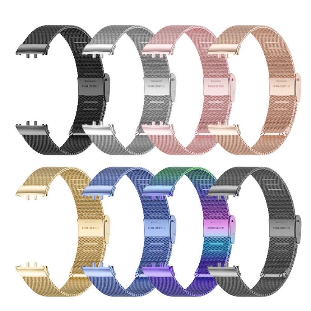 Stainless Steel Strap for Samsung Galaxy Fit 3 Smartwatch Strap Metal Loop Bracelet Watchband for Ga