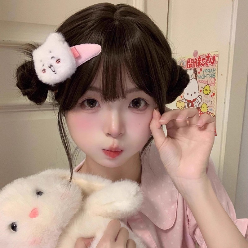 Kawaii Chikawa กิ๊บติดผมรูปไข่ การ์ตูนน่ารัก เครื่องประดับผมสำหรับของขวัญ