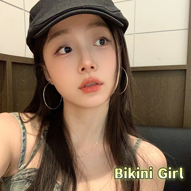 ต่างหู ดีไซน์ทรงกลม y2k เรโทร เครื่องประดับแฟชั่น ส่งไวจากไทย