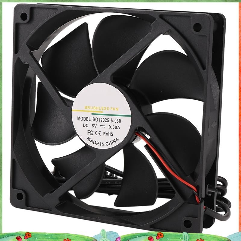 5V USB 2000RPM 12CM พัดลมระบายความร้อนเครื่องทําความเย็นความเร็วสูงสําหรับ Iceriver KS0 KS0 Pro