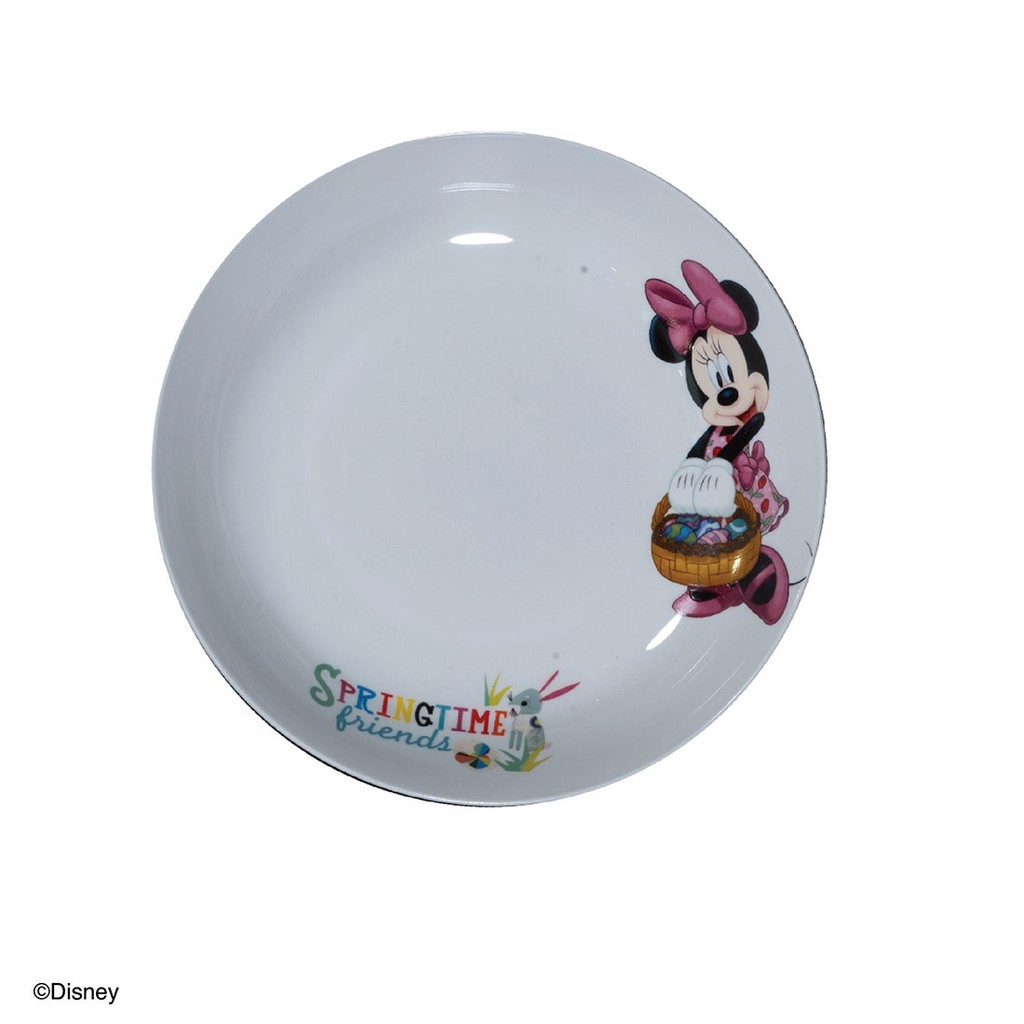 SB Design Square จานเซรามิค DISNEY รุ่น MICKEY-MINNIE#FGPL92262RPD60 (20x20x4 ซม.)  แบรนด์ DISNEYHOM